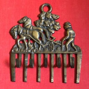 Metal (I think Brass) key holder